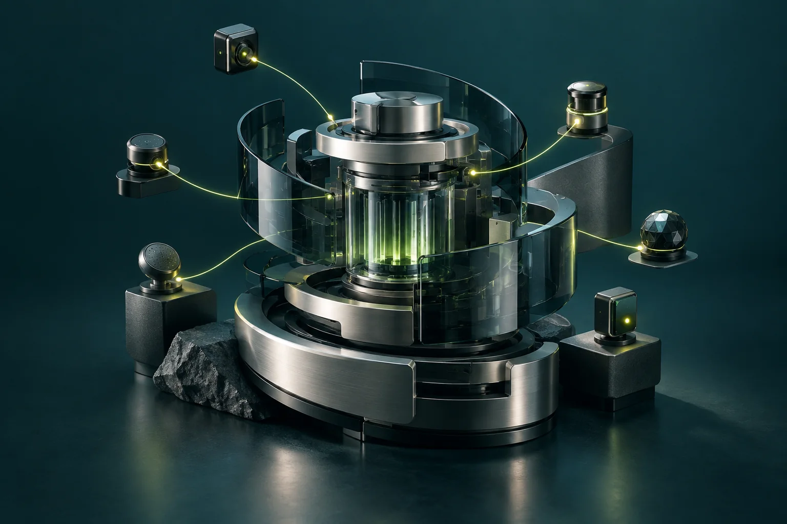Composition de modules et de capteurs interconnectés